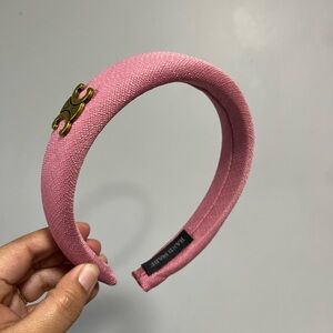 Old Rose Headband with Gold Accent